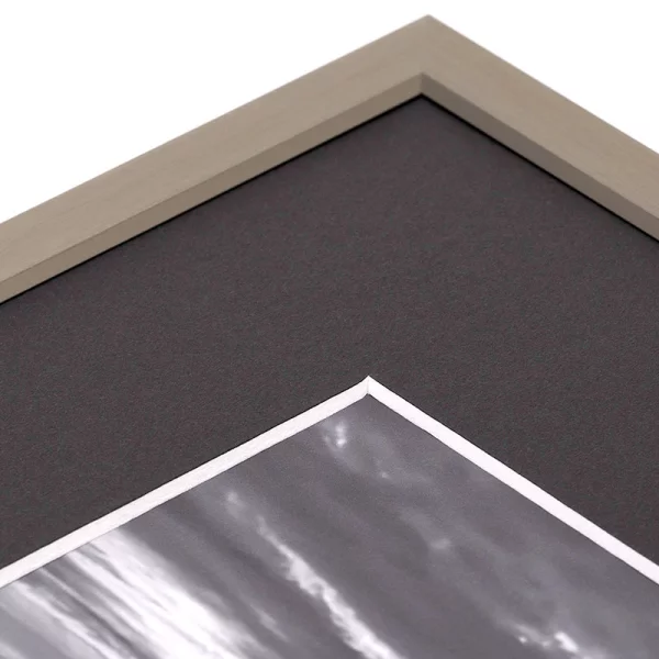 1,5 mm passe-partout 40x40 cm | noir