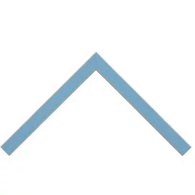 Holz Bilderrahmen Galatea Pittura 30x30 | friesisch blau, Kante aufgeschliffen | Normalglas (2 mm)