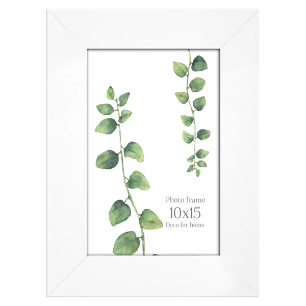 Cadre en bois Narvik (MDF) 18x24 cm | blanc | verre standard (2 mm)