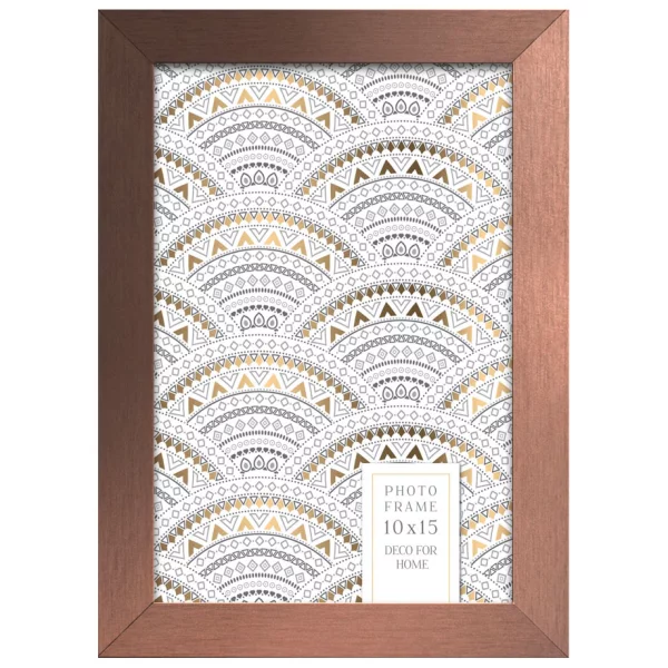 Cadre en bois Sanremo (MDF) 18x24 cm | or foncé | verre standard (2 mm)