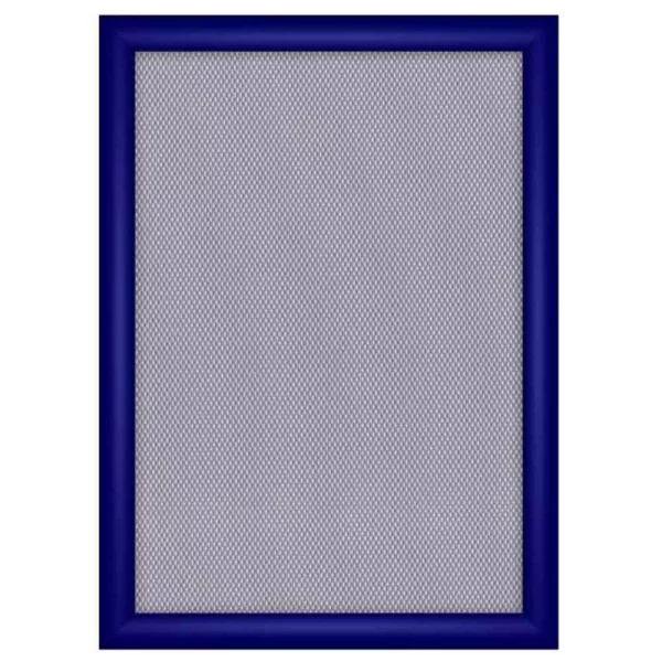 Klapprahmen 25 mm 42x59,4 cm (A2) | blau RAL 5002 | Kunstglas mattiert (1 mm)