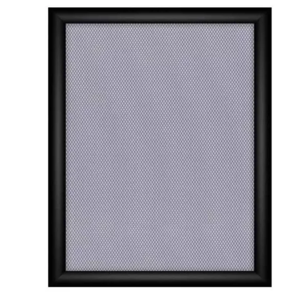 Klapprahmen 25 mm 42x59,4 cm (A2) | schwarz RAL 9005 | Kunstglas mattiert (1 mm)