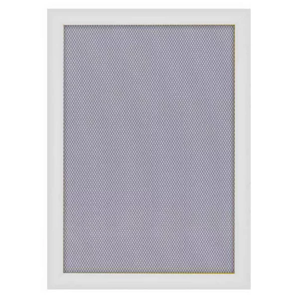 Klapprahmen 25 mm 42x59,4 cm (A2) | weiß RAL 9003 | Kunstglas mattiert (1 mm)