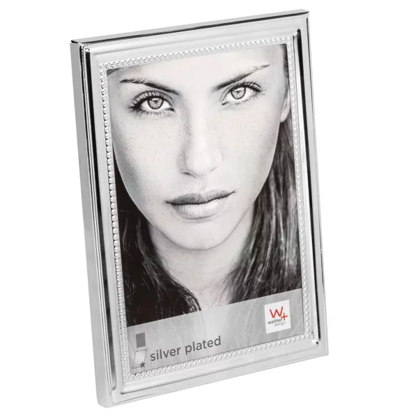 Cadre photo Elodie, argenté 10x15 cm | argent | verre standard (2 mm)