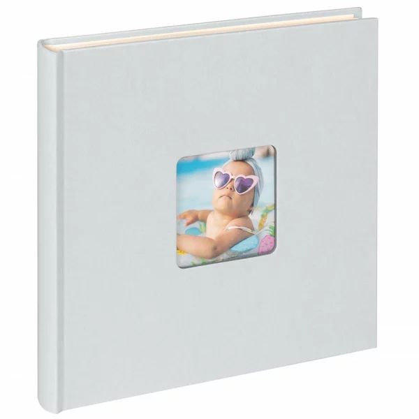 Album photo à coller Fun avec 40 pages, 26x25 cm cm 26x25 cm | bleu clair