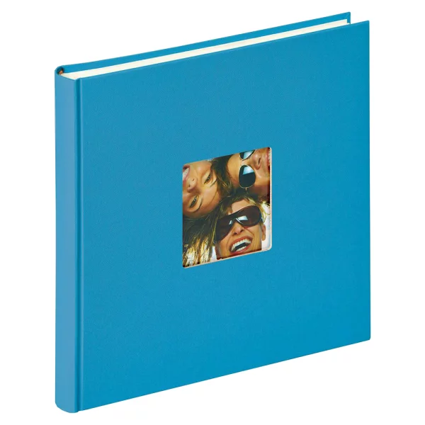 Album photo à coller Fun avec 40 pages, 26x25 cm cm 26x25 cm | bleu océan