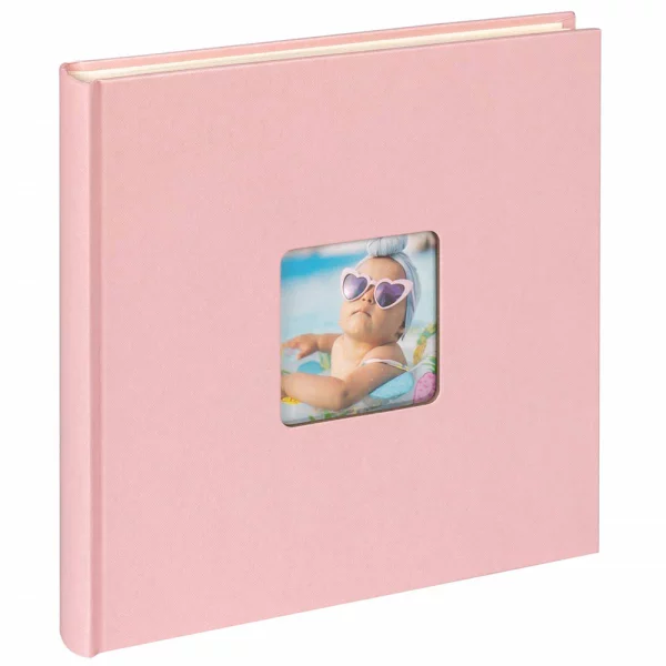Album photo à coller Fun avec 40 pages, 26x25 cm cm 26x25 cm | rose