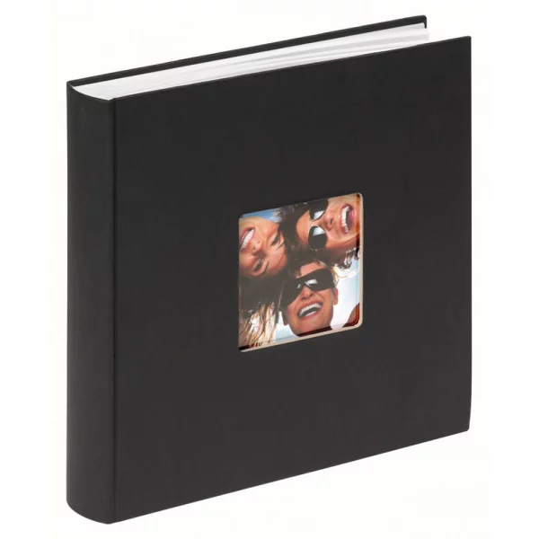 Album photo à coller Fun avec 100 pages, 30x30 cm 30x30 cm | noir