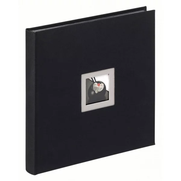 Album photo à coller Black&White avec 50 pages, 30x30 cm 30x30 cm | noir