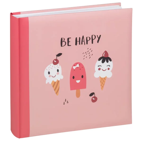 Album photo pour enfants avec 50 pages à coller, 26 x 25 cm 26x25 cm | rose