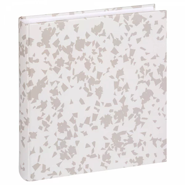 Fotoalbum Terrazzo mit 60 Seiten zum Einkleben, 30x30 cm 30x30 cm | weiß