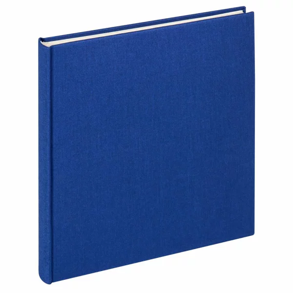 Album photo à coller Cloth avec 40 pages, 26x25 cm 26x25 cm | bleu