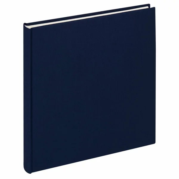 Album photo à coller Cloth avec 40 pages, 26x25 cm 26x25 cm | bleu foncé