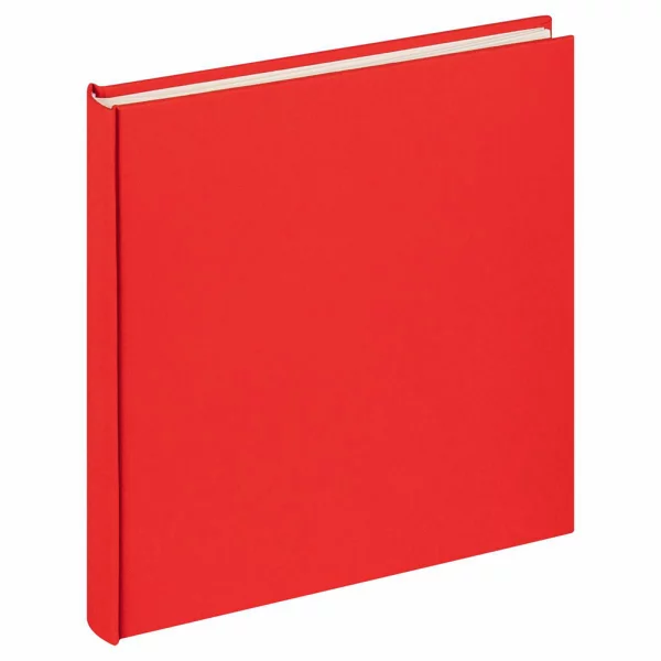 Album photo à coller Cloth avec 40 pages, 26x25 cm 26x25 cm | rouge