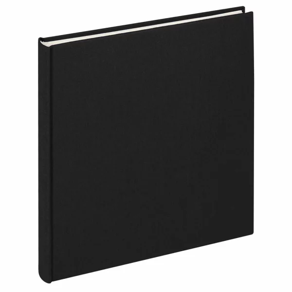 Album photo à coller Cloth avec 40 pages, 26x25 cm 26x25 cm | noir