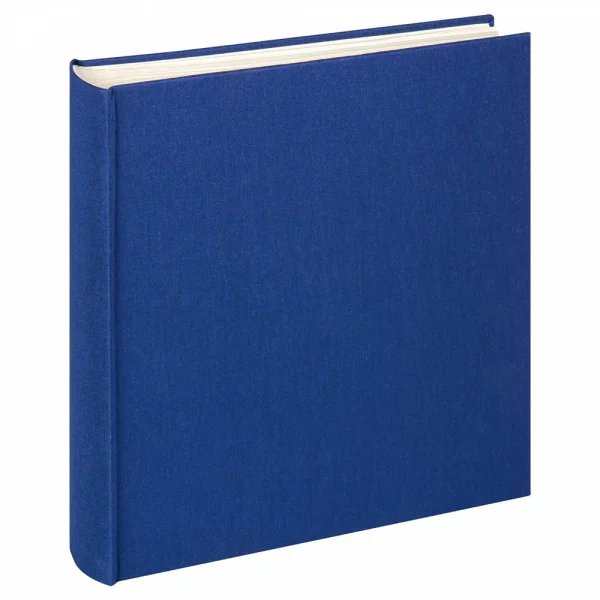 Fotoalbum Cloth mit 100 Seiten zum Einkleben, 30x30 cm 30x30 cm | blau