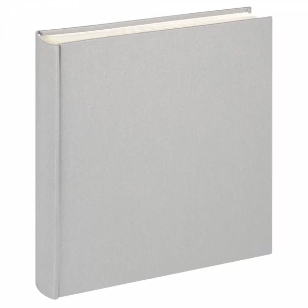 Fotoalbum Cloth mit 100 Seiten zum Einkleben, 30x30 cm 30x30 cm | grau