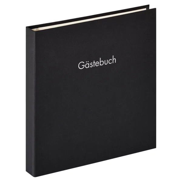 Gästebuch Fun (144 Seiten, 25x26 cm) 26x25 cm | schwarz