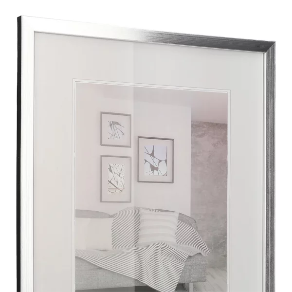Cadre en plastique Construction 30x40 cm | argent | verre standard (2 mm)