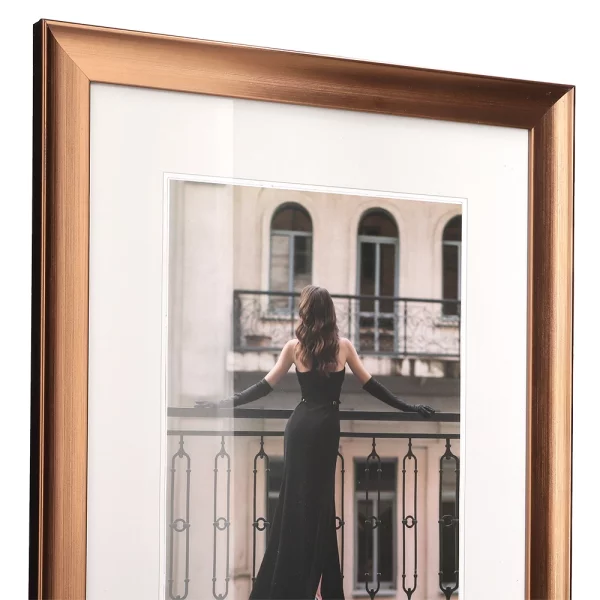 Cadre en plastique Venise 13x18 cm | bronze | verre standard (2 mm)