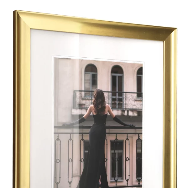 Cadre en plastique Venise 13x18 cm | or | verre standard (2 mm)