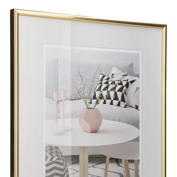 Cadre en plastique Galeria 9x13 cm | or | verre standard (2 mm)