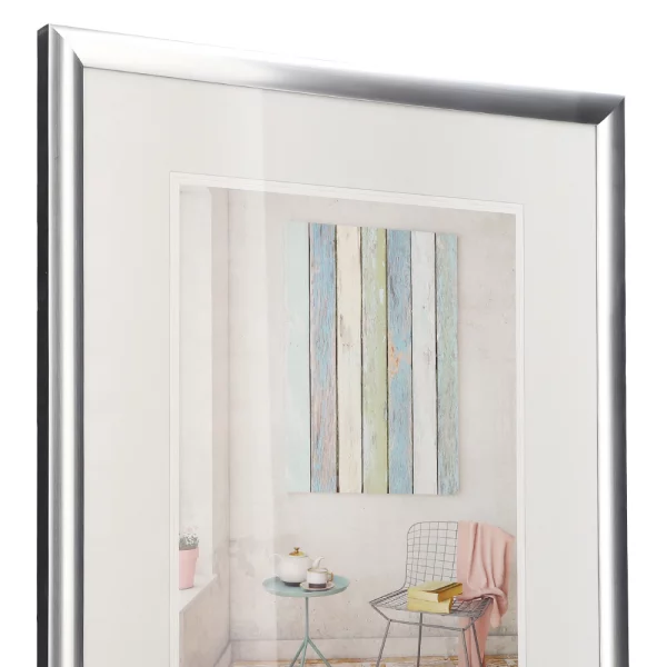Cadre en plastique Trendstyle 10x15 cm | argent | verre standard (2 mm)