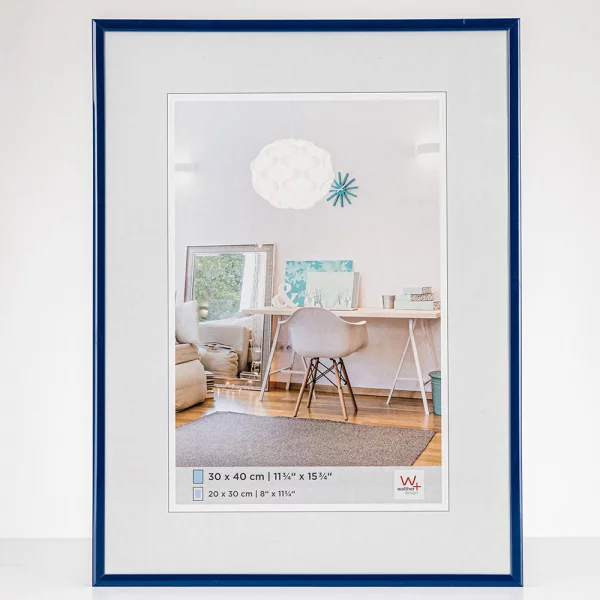 Cadre en plastique New Lifestyle 10x15 cm | bleu | verre standard (2 mm)