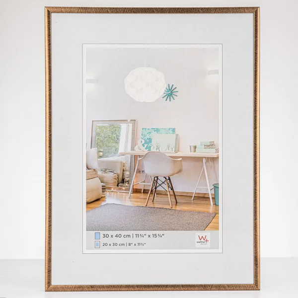 Cadre en plastique New Lifestyle 10x15 cm | bronze | verre standard (2 mm)