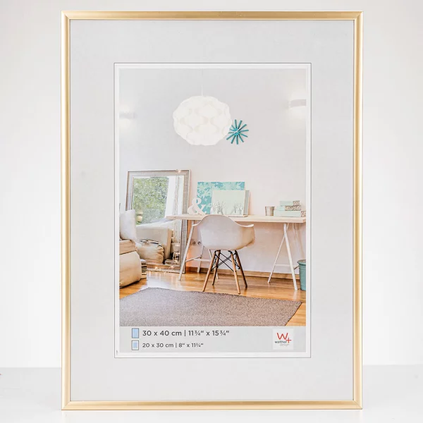 Cadre en plastique New Lifestyle 10x15 cm | or | verre standard (2 mm)