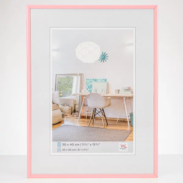 Cadre en plastique New Lifestyle 10x15 cm | rose | verre standard (2 mm)