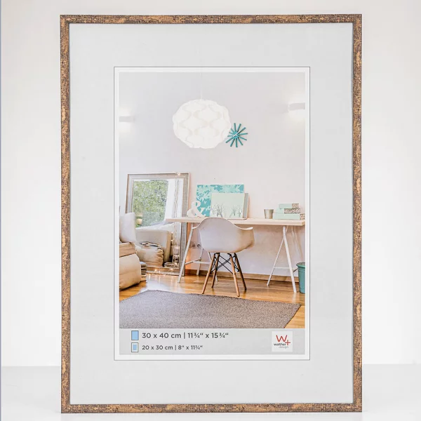 Cadre en plastique New Lifestyle 50x70 cm | taupe | verre standard (2 mm)