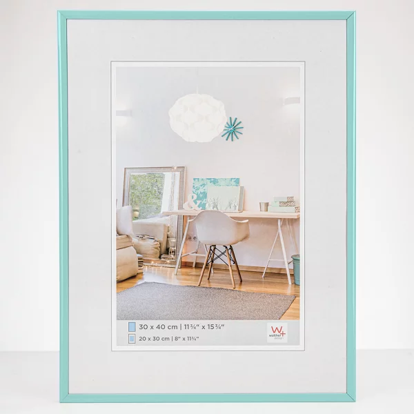 Cadre en plastique New Lifestyle 10x15 cm | turquoise | verre standard (2 mm)