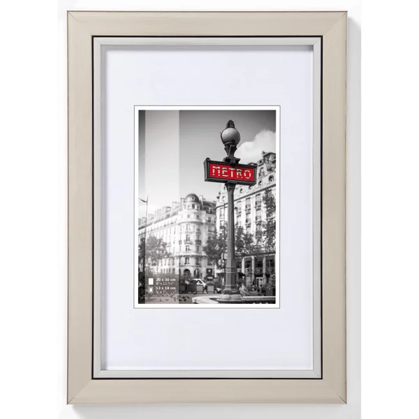 Cadre en plastique Metro 13x18 cm | acier | verre standard (2 mm)