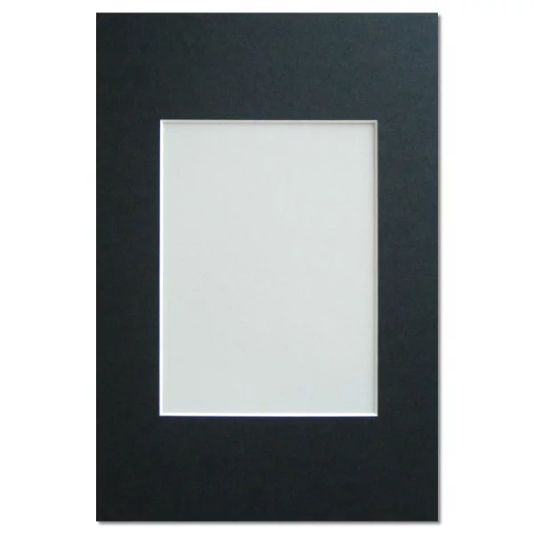 Passe-partout standard 13x18 cm (9x13 cm) | noir