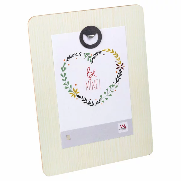 Cadre photo Aimant 10x15 cm | blanc | verre standard (2 mm)