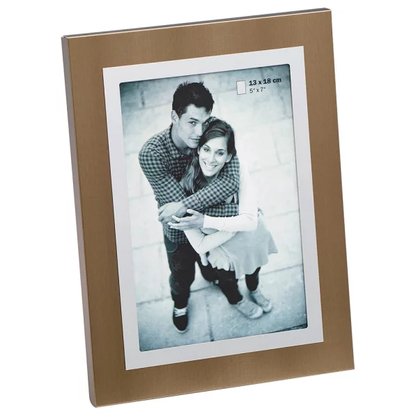 Cadre photo Luan 10x15 cm | acier