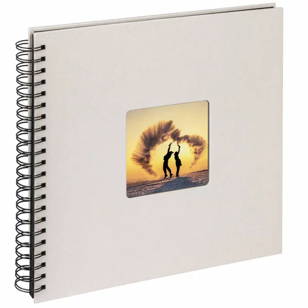 Album photo à spirale Fun à coller avec 50 pages, 30x30 cm 30x30 cm | chamois