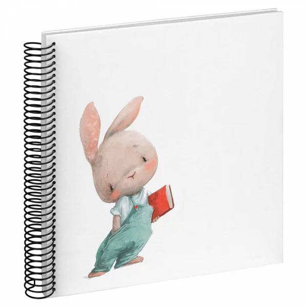 Album photo à spirale Kids à coller avec 40 pages, 25x25 cm 25x25 cm | rabbit