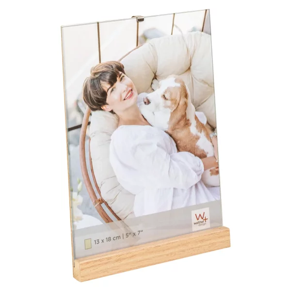 Cadre photo Simplicity, format portrait 13x18 cm | naturel | verre standard (2 mm)