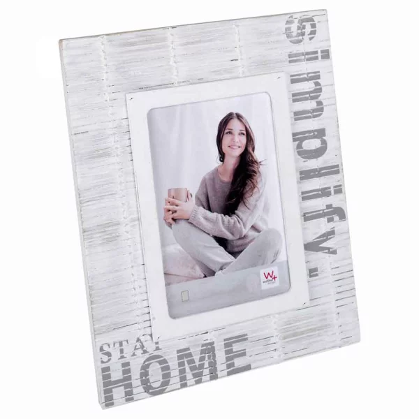 Cadre photo Simplify 10x15 cm | blanc | verre standard (2 mm)