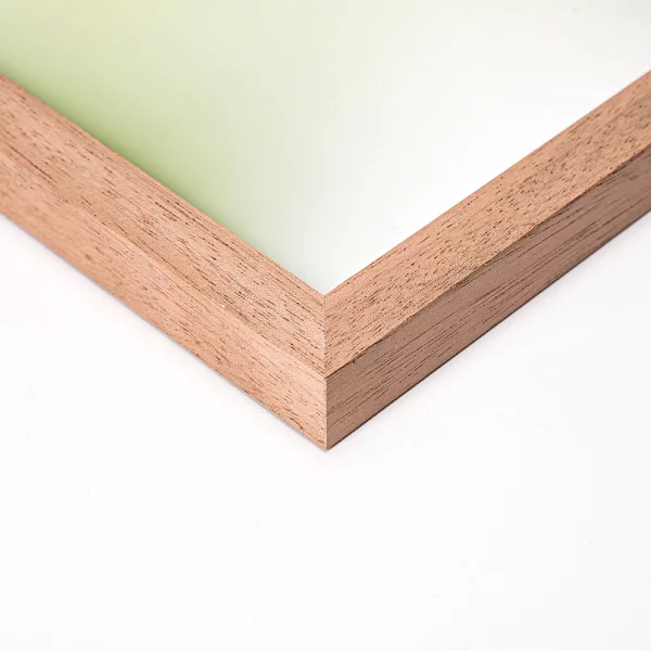 Cadre en bois Jasmund 9x9 cm | acajou | verre standard