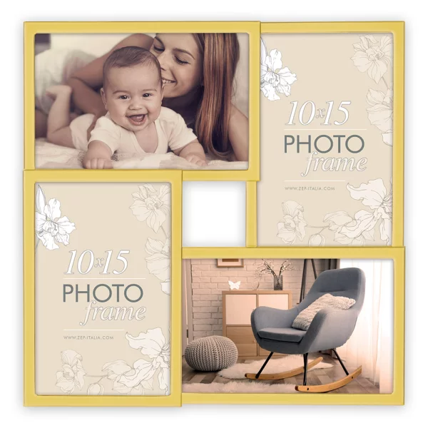 Collagerahmen Elmar 4x10x15 cm | Gold | Normalglas (2 mm)