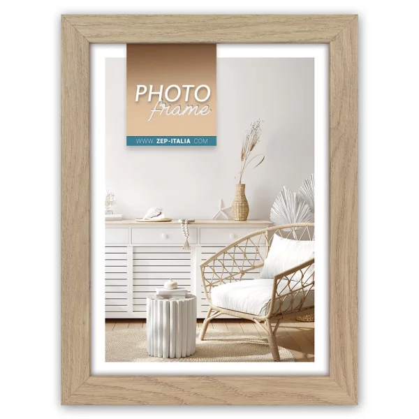 Holz Bilderrahmen Vivan 30x40 cm | Natur | Normalglas (2 mm)