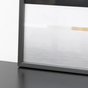 Alurahmen Alpha 84,1x118,9 cm (A0) | Platin | Normalglas (2 mm)