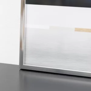 Alurahmen Alpha 84,1x118,9 cm (A0) | Silber | Normalglas (2 mm)