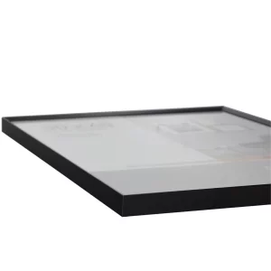 Alurahmen Pixel 60x80 cm | Schwarz | Normalglas (2 mm)