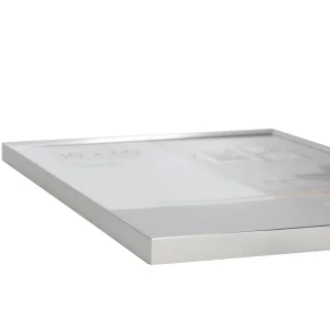 Alurahmen Pixel 60x80 cm | Silber glanz | Normalglas (2 mm)