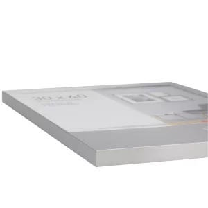 Alurahmen Pixel 60x80 cm | Silber matt | Normalglas (2 mm)