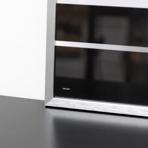 Alurahmen C2 84,1x118,9 cm (A0) | Struktur Silber matt | Normalglas (2 mm)